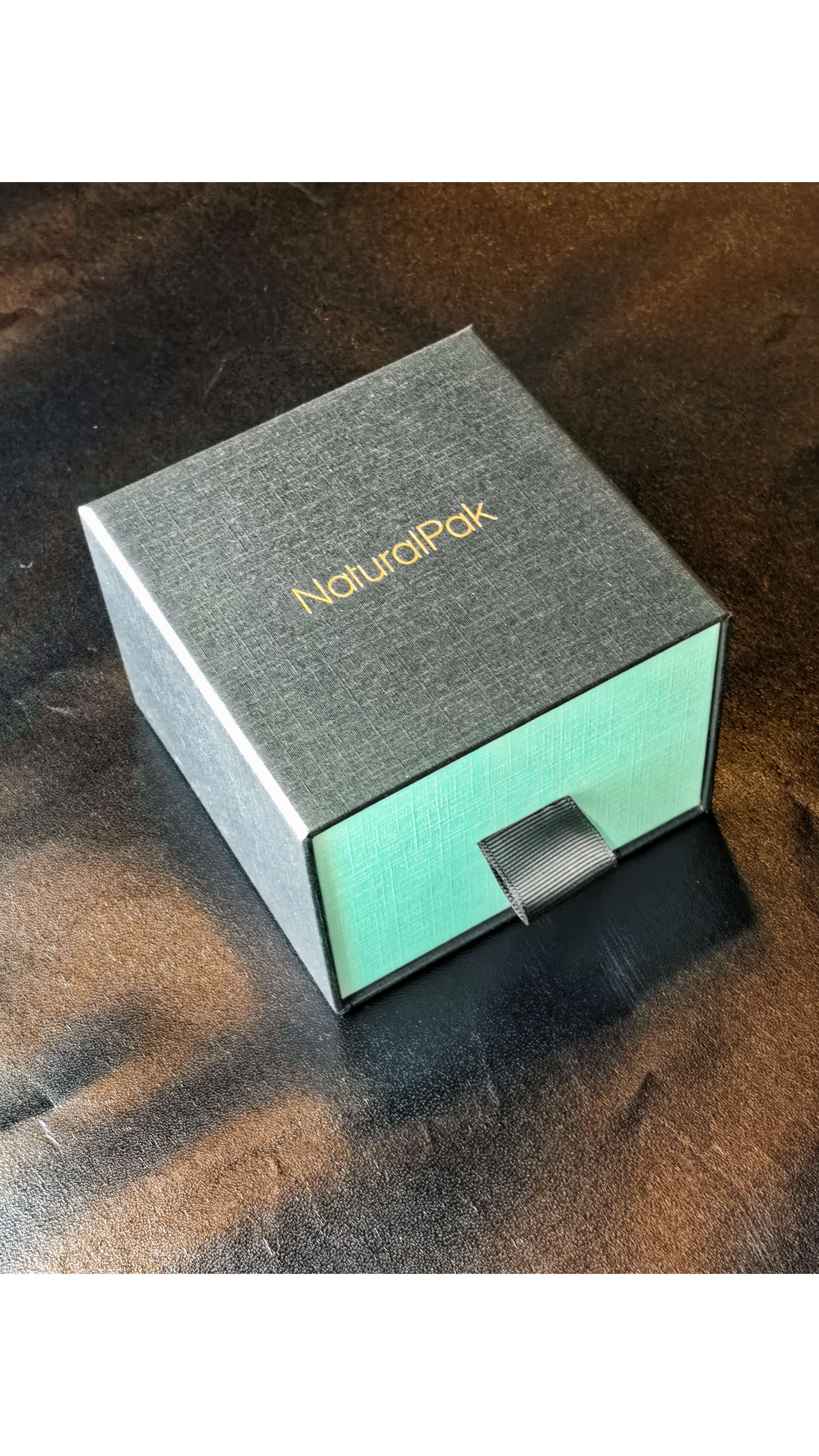 Luxury Craft Small Black Jewelry Packaging Cardboard Strap Watch Box