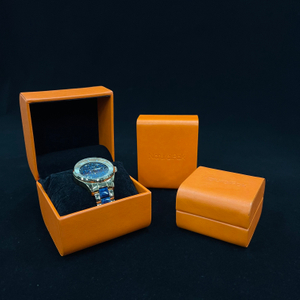 PU Wrapped Round Corner Plastic Style Custom Jewelry Box for Necklace