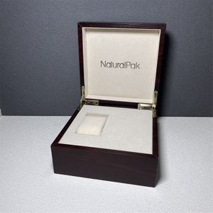 Manufacturer High Quality Wooden Single Watch Package Box Luxury Brand