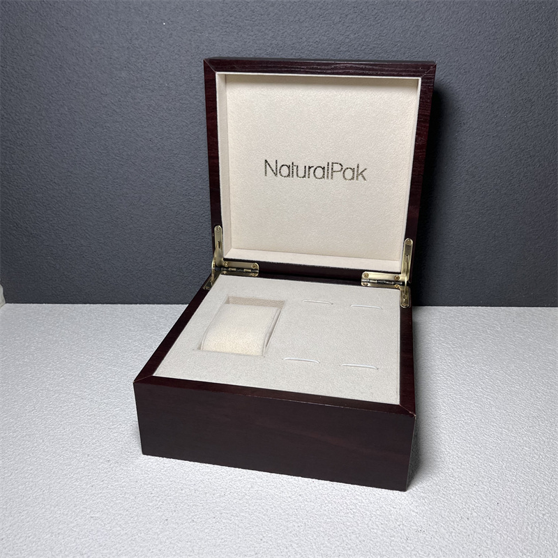 Manufacturer High Quality Wooden Single Watch Package Box Luxury Brand