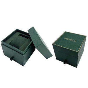 Factory Recessed Watch Packaging Box with C Band for Couples