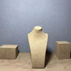 Custom Coffee Microfiber Necklace Jewelry Stand Display