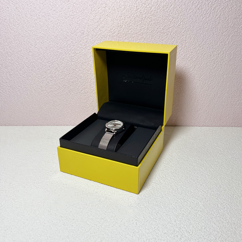 Jewelry Box Plastic Covered by Glossy Print Paper Watch Bangle Box