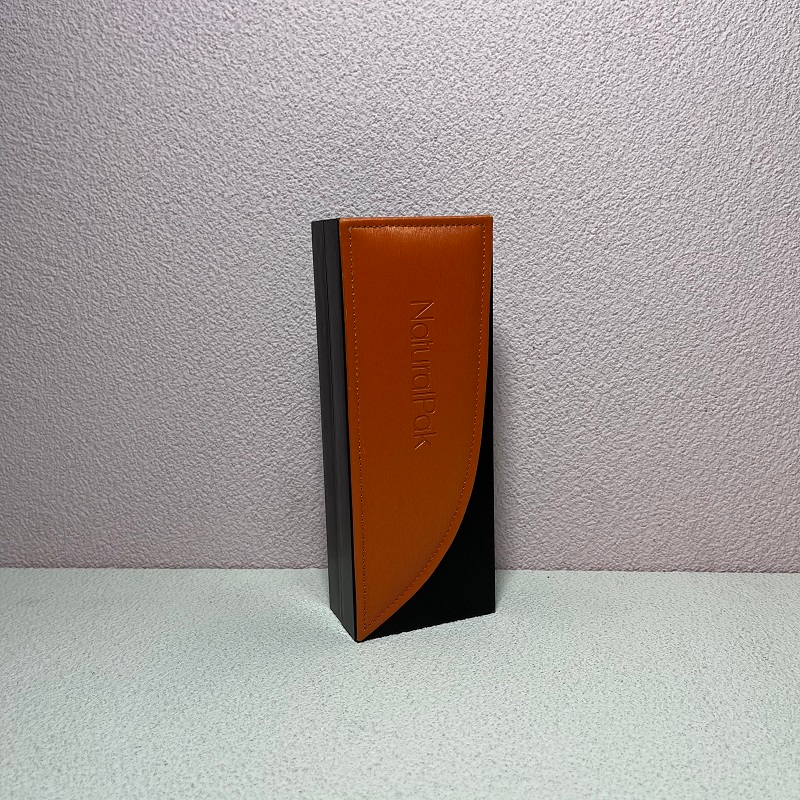 Watch Box Delicate Red with Black Color Leather Paper Hinge Jewelry Gift Packaging Box Wholesales