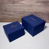 High Quality Blue Special Touch Paper Packaging Box for Watch