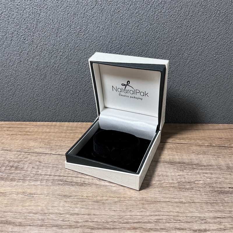 Custom Special-Shaped Double Color Jewelry Packaging Box for Ring