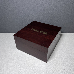 Gift Waterproof Wooden Watch Box With Mirror 