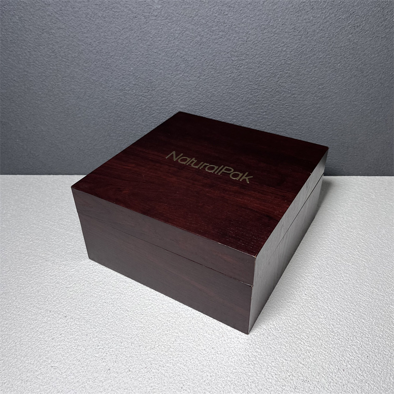 Gift Waterproof Wooden Watch Box With Mirror 