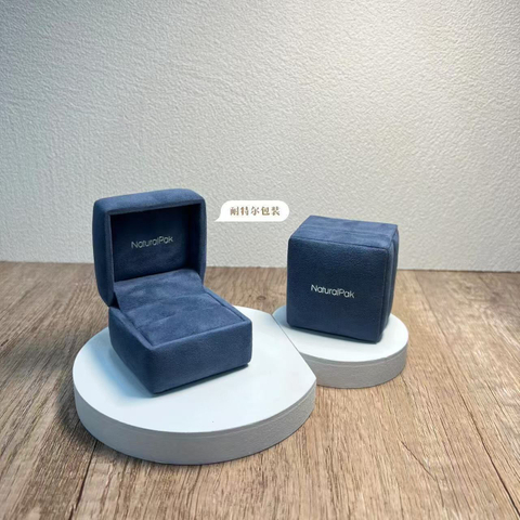 Custom Jewelry box Luxury suede for diamond